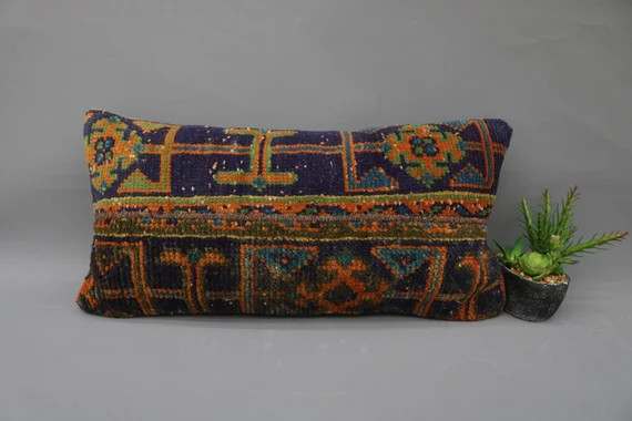 Handmade Pillow, Blue Pillow, Wholesale Pillow, Turkish,Anatolian Pillow,Patchwork Pillow, Pillow... | Etsy (US)