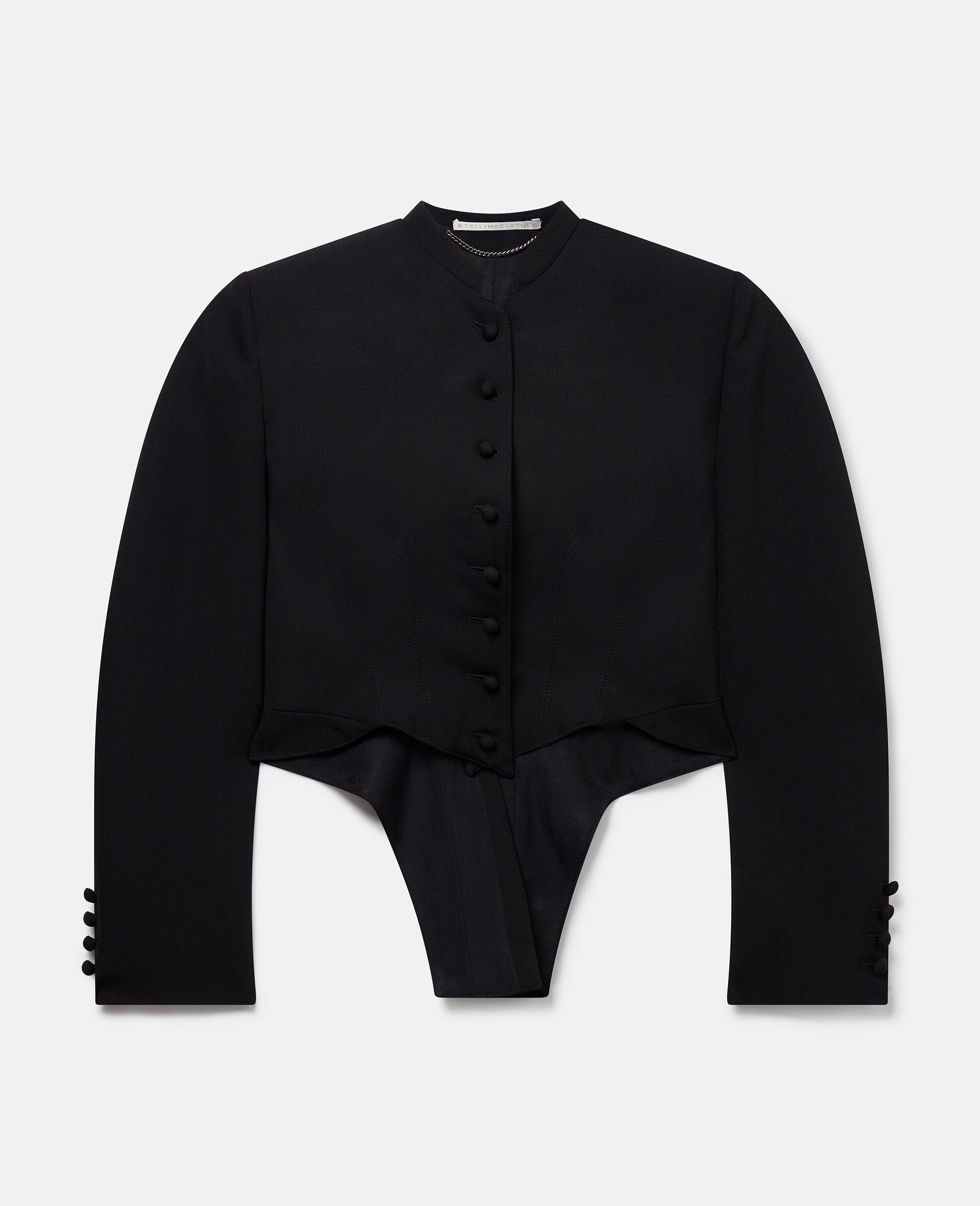 Cropped Micro-Tails Wool Jacket | Stella McCartney US