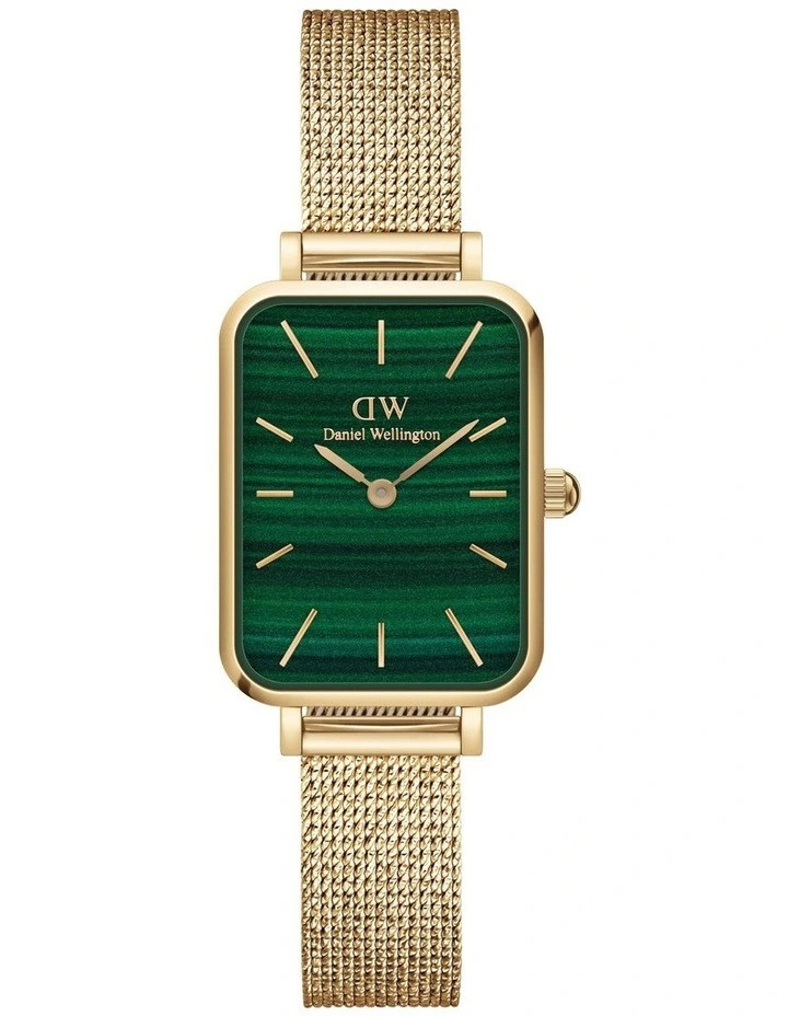 Daniel WellingtonQuadro Pressed Evergold Green Dial Stainless Steel Watch in Gold | Myer