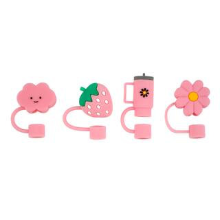 Pink Straw Toppers, 4ct. by Ashland® | Michaels Stores