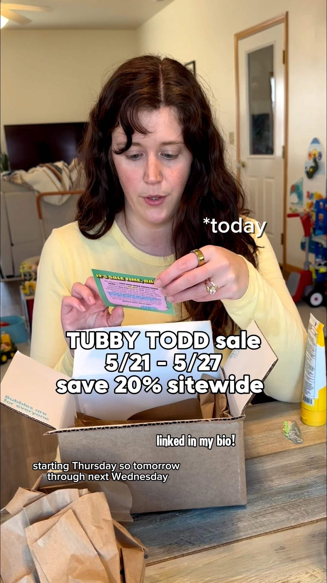 cannot wait to try this mineral sunscreen for my boys ☀️ 
#tubbytodd #mineralsunscreen #babysunscreen #smallcreator 

shop the sale through 5/27!