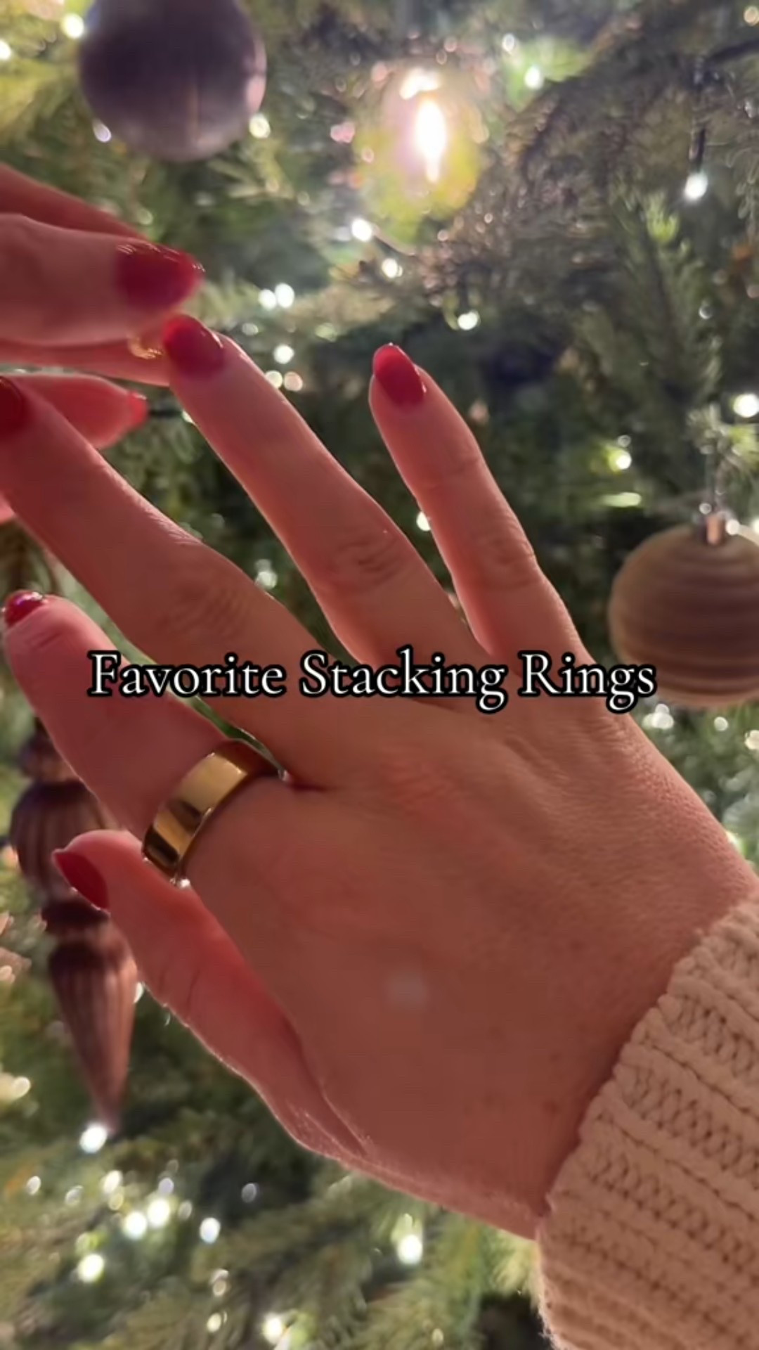 These 14k gold plated stacking rings are such an easy everyday jewelry staple. Lightweight, simple, and perfect for mixing and matching with what you already wear. They make a great under ten gift idea and add just the right little sparkle without feeling overdone. Linking the exact set here because they are such a good affordable find and truly so pretty in person.

#LTKGiftGuide #LTKFindsUnder50 #LTKHoliday