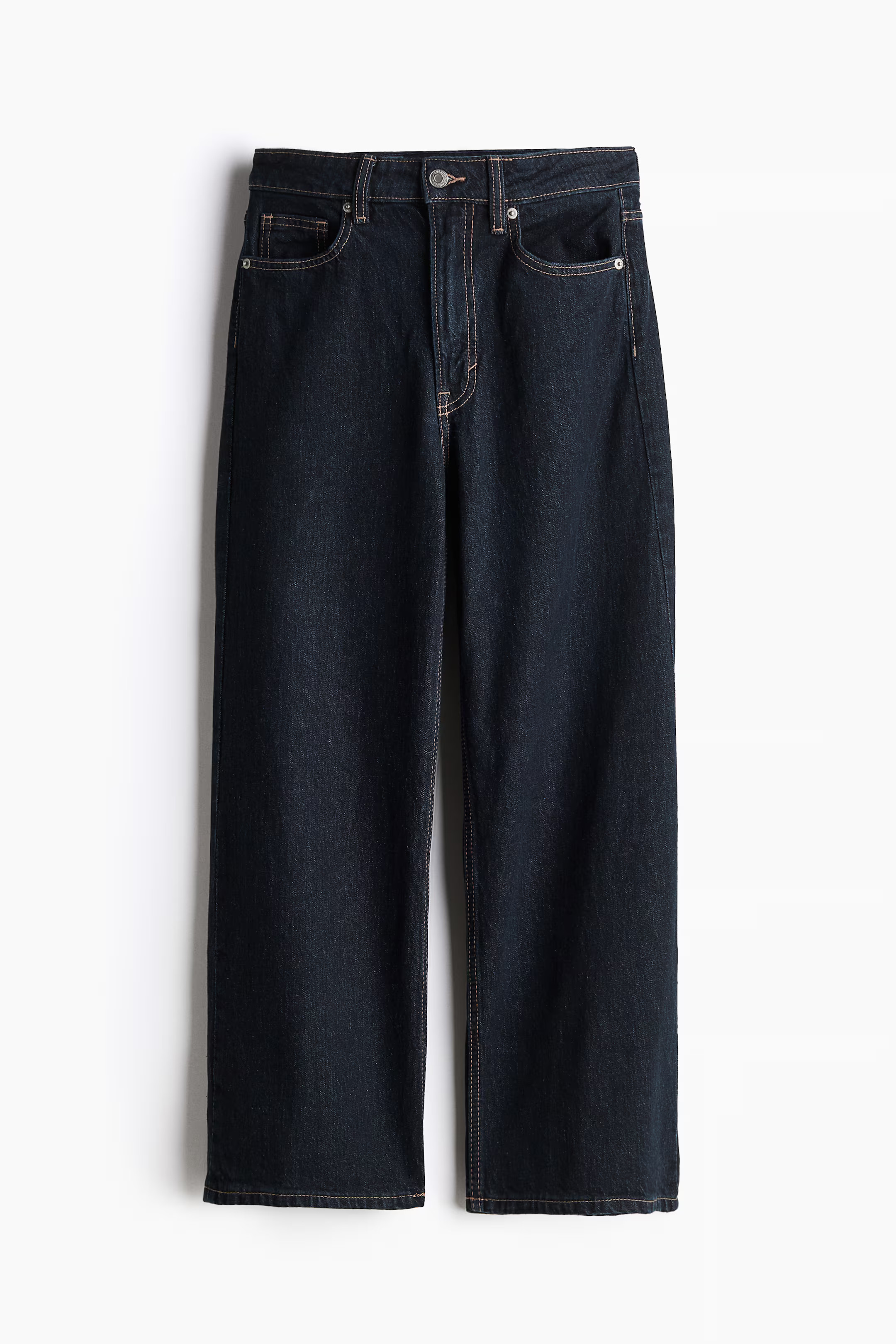 Wide High Cropped Jeans | H&M (US + CA)