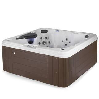 Narada Harmony 7-Person 38-Jet, 90-Port, 240-Volt Non-Lounger Hot Tub w/Bluetooth Stereo,Ozone and Stainless Jets,Heater | The Home Depot