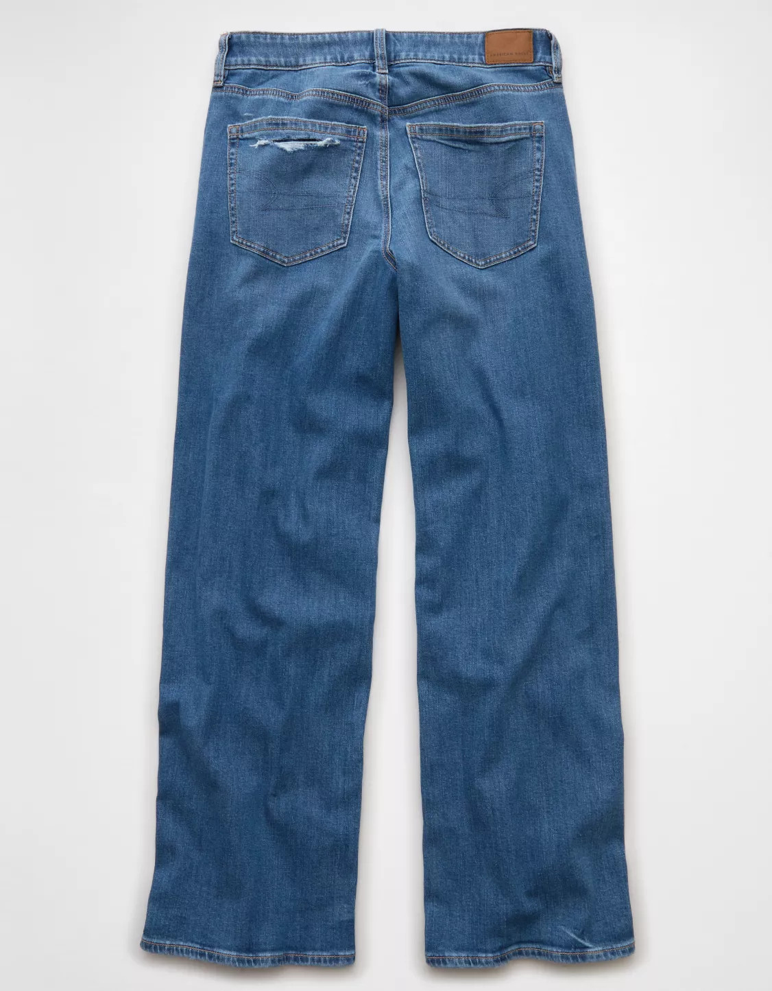 AE Dreamy Drape Stretch Low-Rise Baggy Wide-Leg Jean | American Eagle Outfitters (US & CA)