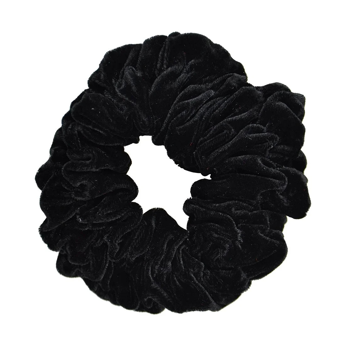 Motique Accessories Black Jumbo Velvet Hair Scrunchy for Adult Women's and Girls | Walmart (US)