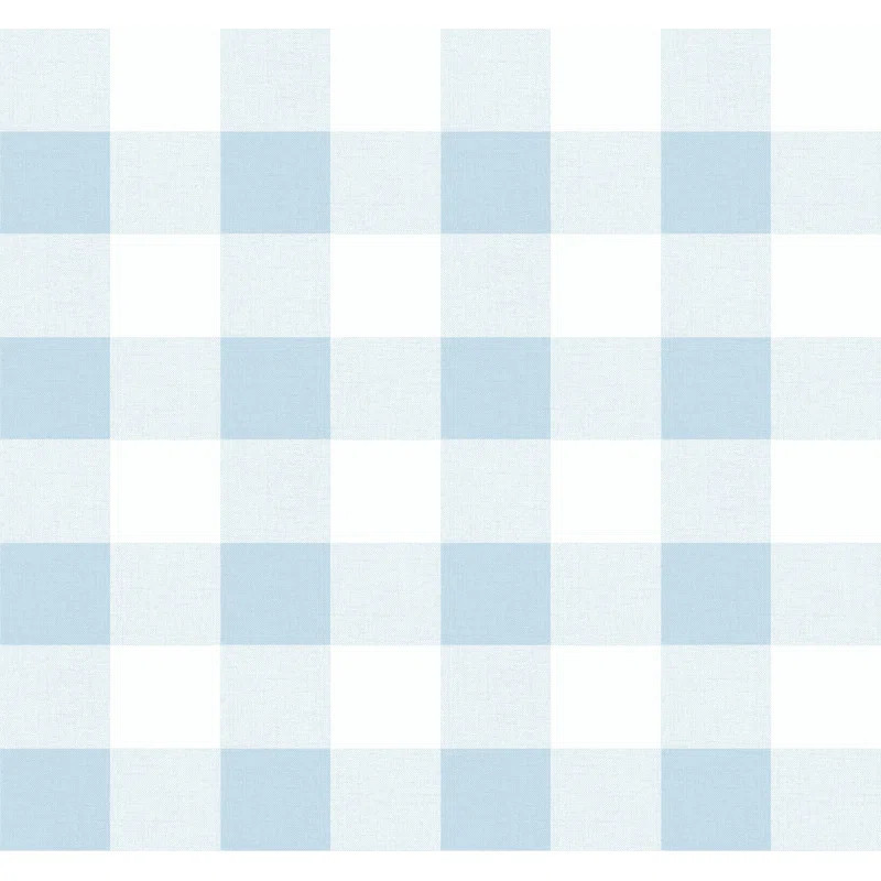 Tisdale Plaid 27' L x 27" W Wallpaper Roll | Wayfair Professional