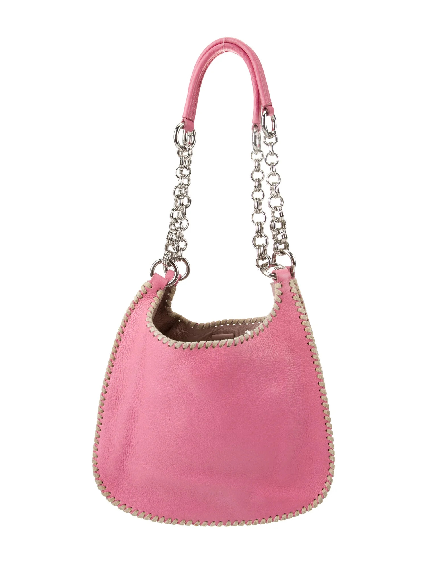 Vitello Daino Leather Leather Shoulder Bag | The RealReal