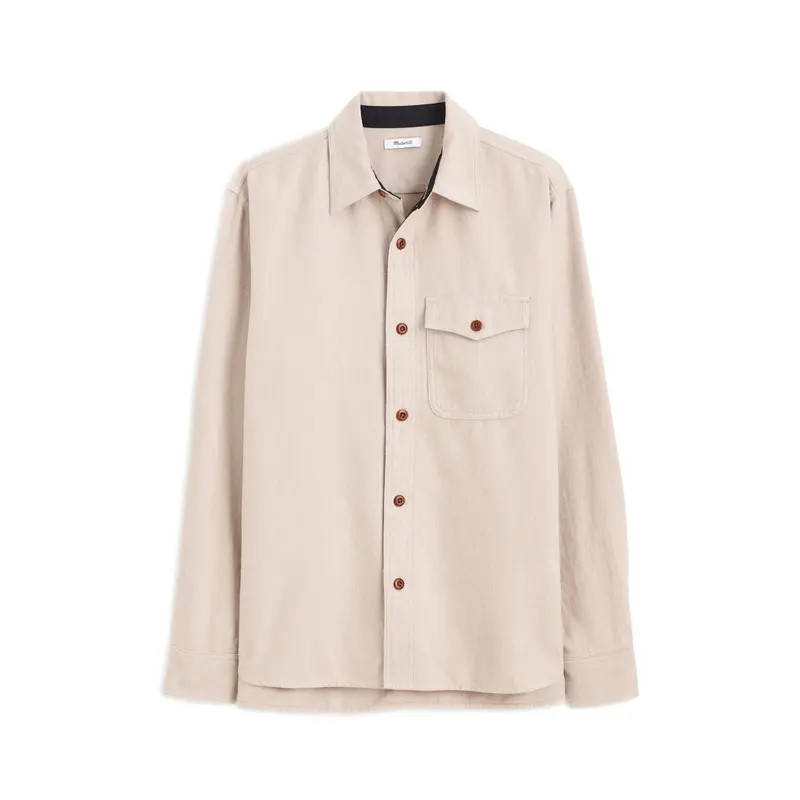 Madewell Cotton Herringbone Work Shirt in Gray at Nordstrom Rack, Size Small | Nordstrom Rack