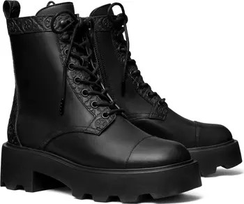 T Monogram Lug Sole Bootie (Women) | Nordstrom