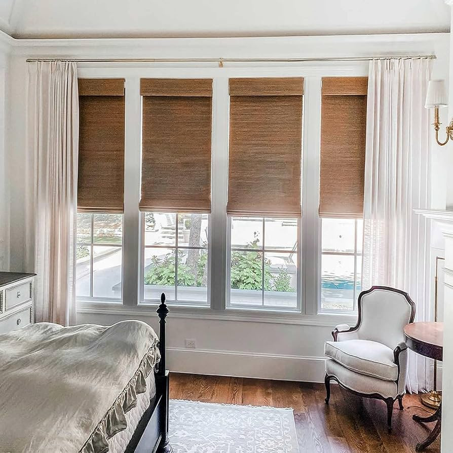 TWOPAGES 72 W x 102 L inch Pinch Pleat Unlined Darkening Drape Faux Linen Curtain Drapery Panel f... | Amazon (US)