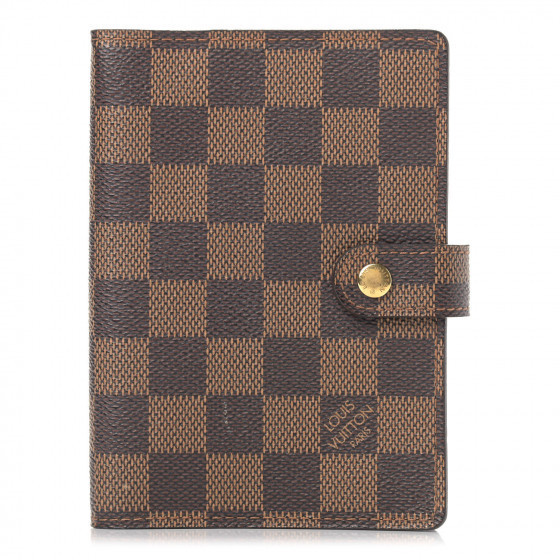 LOUIS VUITTON

Damier Ebene Small Ring Agenda Cover | Fashionphile
