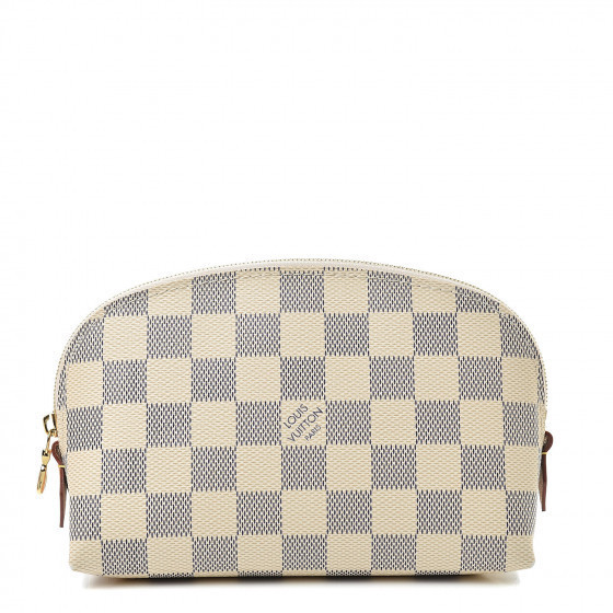 LOUIS VUITTON Damier Azur Cosmetic Pouch | Fashionphile