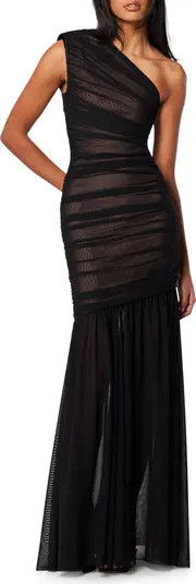 Elliatt Vienna Ruched One-Shoulder Gown | Nordstrom | Nordstrom