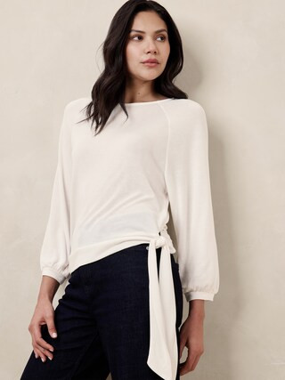 TENCEL™ Tie-Waist Top | Banana Republic Factory