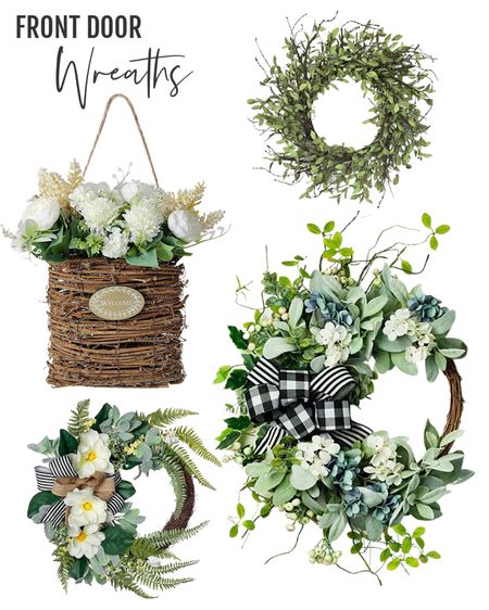 Front door wreath ideas for spring and summer from Amazon. 

#LTKSeasonal #LTKstyletip #LTKhome