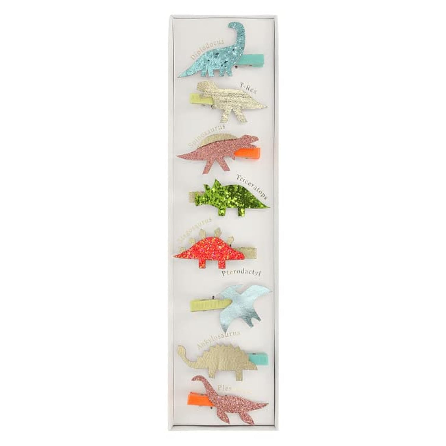 Meri Meri Pinzas para el cabello Dino (paquete de 8) | Amazon (US)