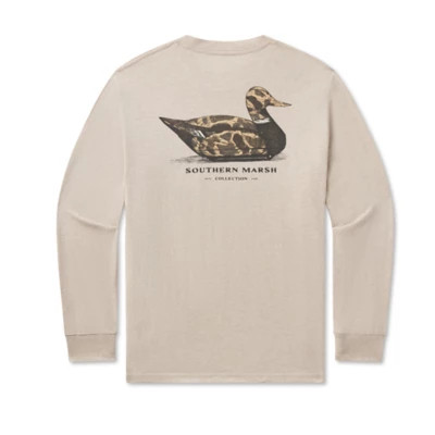 Men's Southern Marsh Vintage Duck Decoy Camo Long Sleeve T-Shirt | Scheels