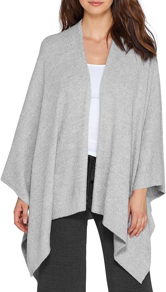 Barefoot Dreams Womens Cozychic Lite Weekend Wrap Cardigan, Pewter/Pearl, One Size US at Amazon W... | Amazon (US)