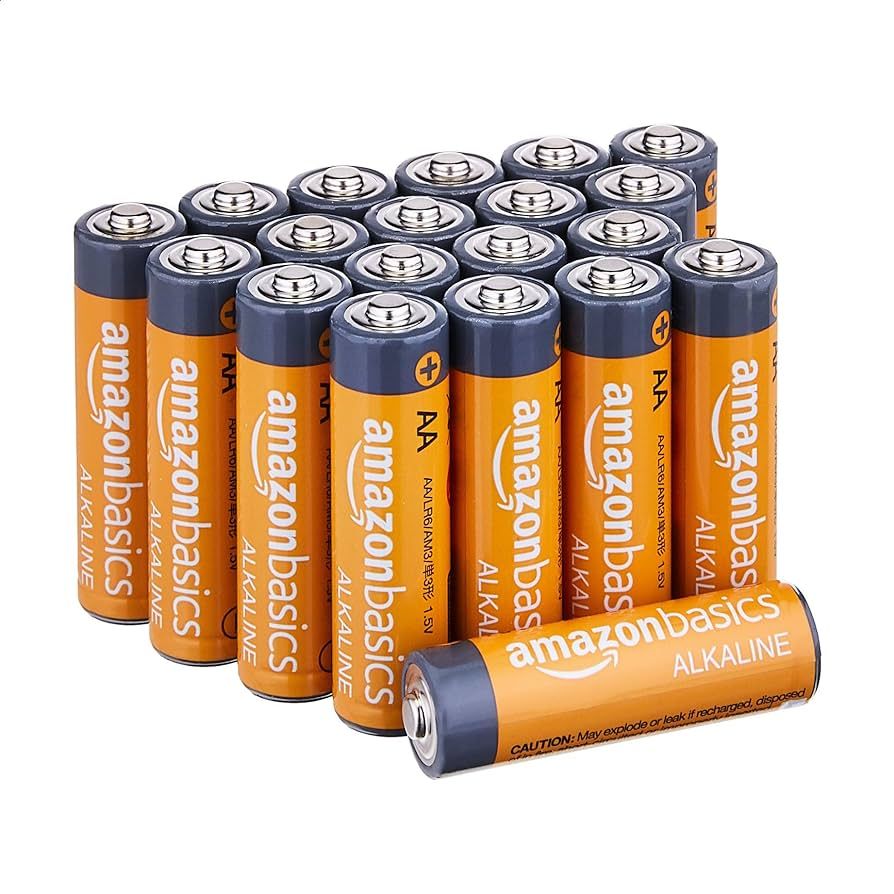 Amazon Basics 20-Pack AA Alkaline Batteries, 1.5 Volt, Long-Lasting Power | Amazon (US)