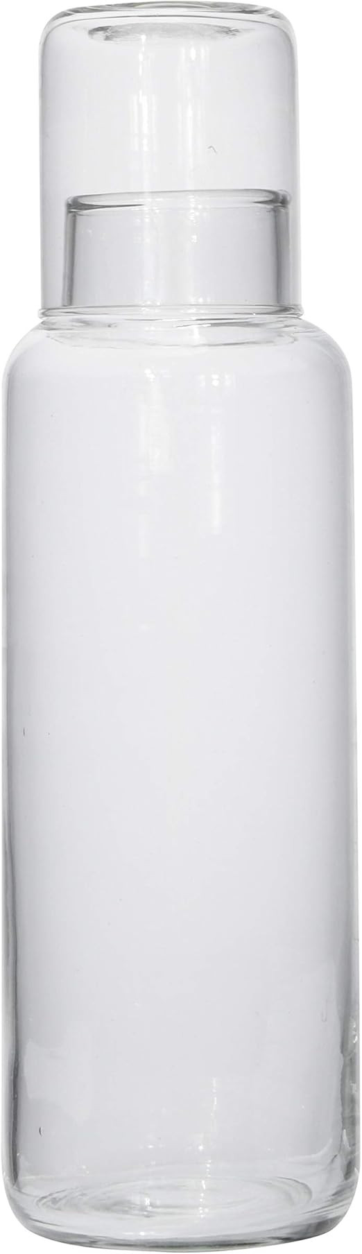 Creative Co-Op Recycled Glass (Set of 2) Decanter, Clear | Amazon (US)