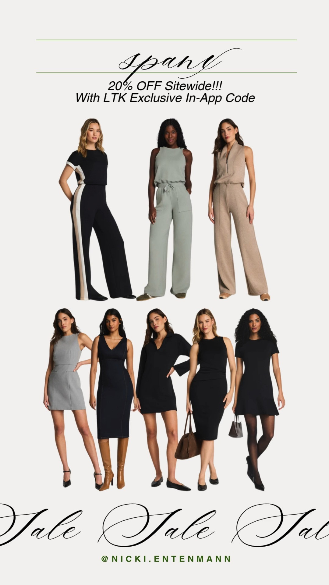 The LTK Spring Sale just got even better with an exclusive sitewide offer from Spanx! For a limited time, you can take 20% OFF sitewide by using the exclusive in-app code found only in the LTK app. Whether you are looking for their viral AirEssentials sets, sophisticated office-to-dinner dresses, or the perfect spring jumpsuit, now is the time to invest in these high-quality, figure-flattering staples. #SpanxSale #LTKSpringSale #LTKExclusive #SpanxStyle #AirEssentials #SpringWardrobe #SaleAlert #EffortlessStyle #WorkToWeekend #InvestmentPieces 

 #LTKSpringSale #LTKootd #LTKSaleAlert