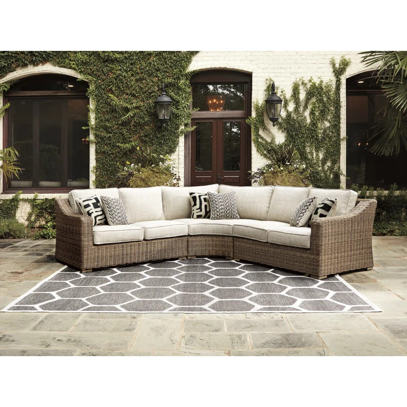 Danny 94.5'' Outdoor Patio Sectional | Wayfair North America