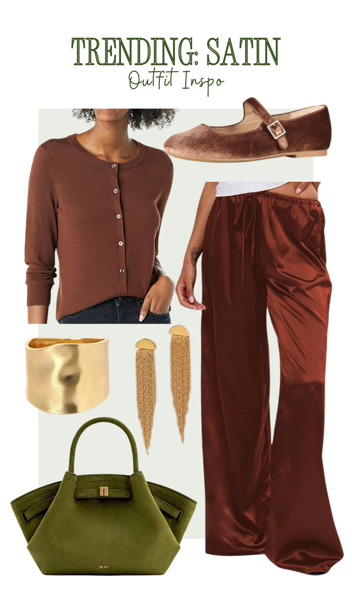 How To Style: Satin Pants // Casual and chic!! Can't go wrong with this look 

 #LTKootd