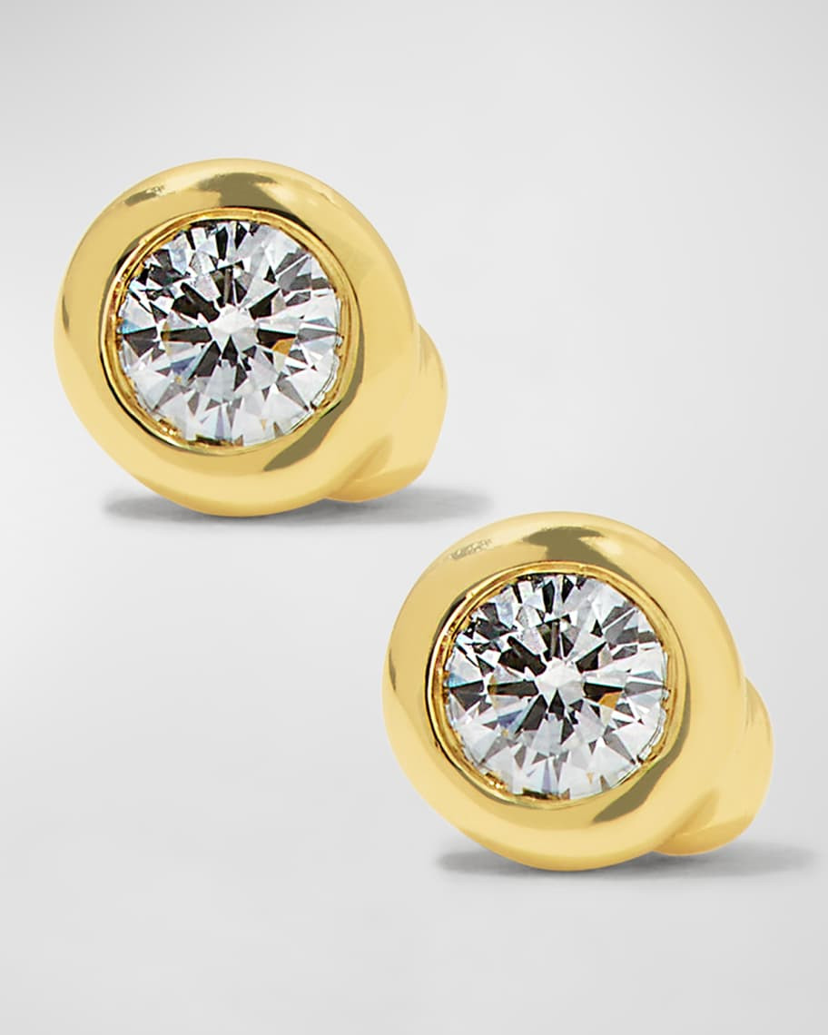 Roberto Coin 18k Diamond Stud Earrings | Neiman Marcus