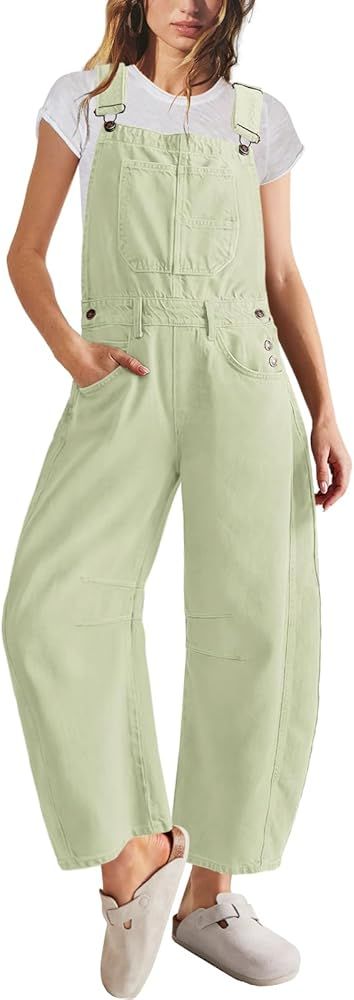 Panadila Womens Overalls Loose Fit Casual Wide Leg Jumpsuit Oversized Bib Overalls Barrel Pants w... | Amazon (US)
