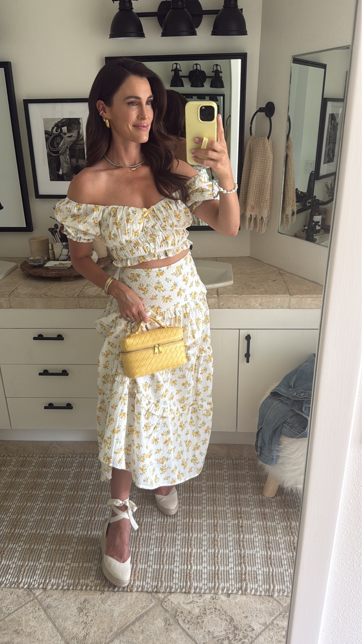 New linen summer wedge sandals! Very comfy and tts!  Wore them for a party with an old floral skirt set☀️

#LTKootd #LTKSeasonal