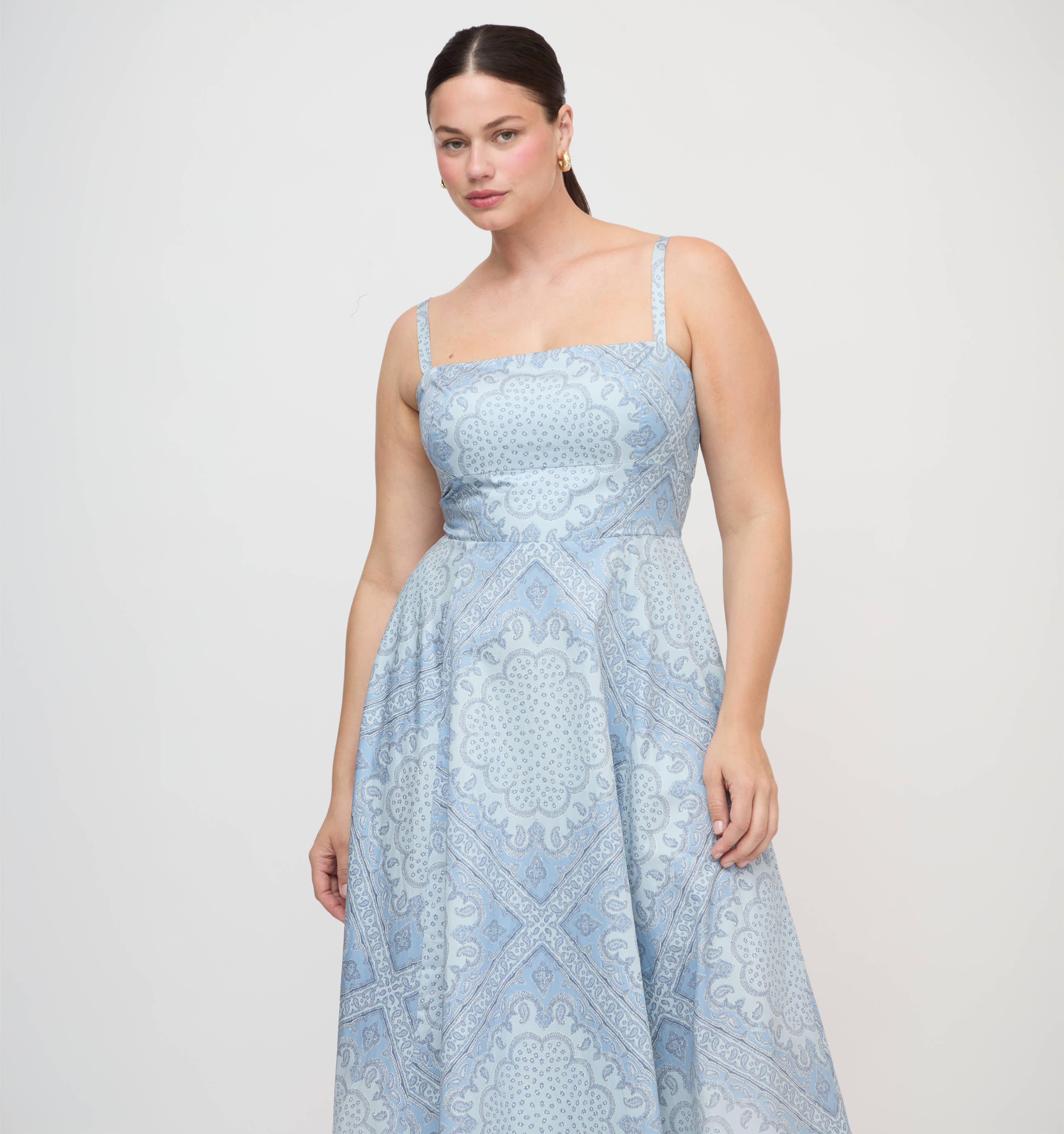The Margot Dress - Blue Arcadia Border | Hill House Home US