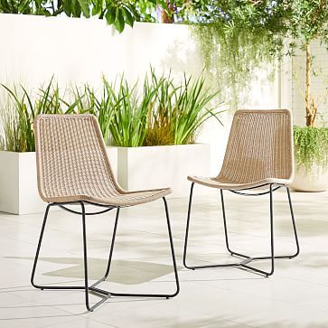 Slope Outdoor Dining Chair | West Elm (US)