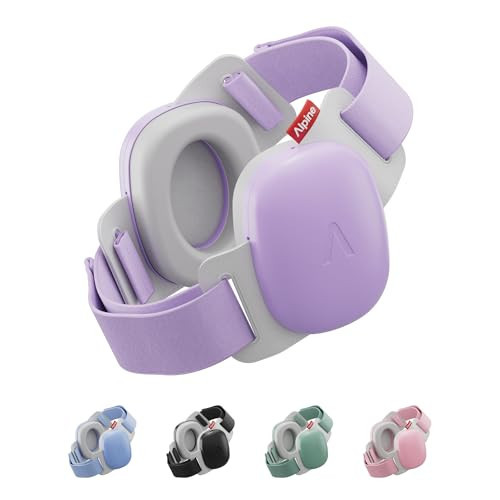 Alpine Muffy Baby Comfort - Protects Hearing for Babies and Toddlers - CE & ANSI Certified - Unique Headband for Safe fit & Comfort, Multi-adjustable for Ages 3-48 Months, 24dB Sound Reduction, Purple | Amazon (US)