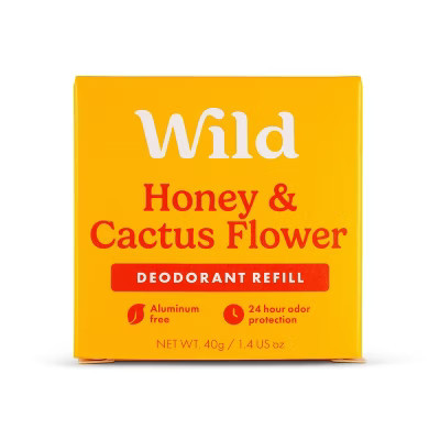 Wild Cosmetics Cream Deodorant Refill - Honey & Cactus Flower - Aluminum-Free 1.4oz | Target