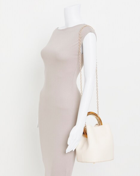 Ecru Ring Detail Grab Bag | JD Williams (UK)