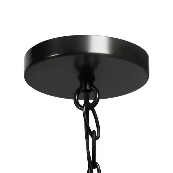 Annie Blackened Bronze and White Milk Glass Pendant - Blackened Bronze/Milk Glass - Blackened Bro... | Bed Bath & Beyond