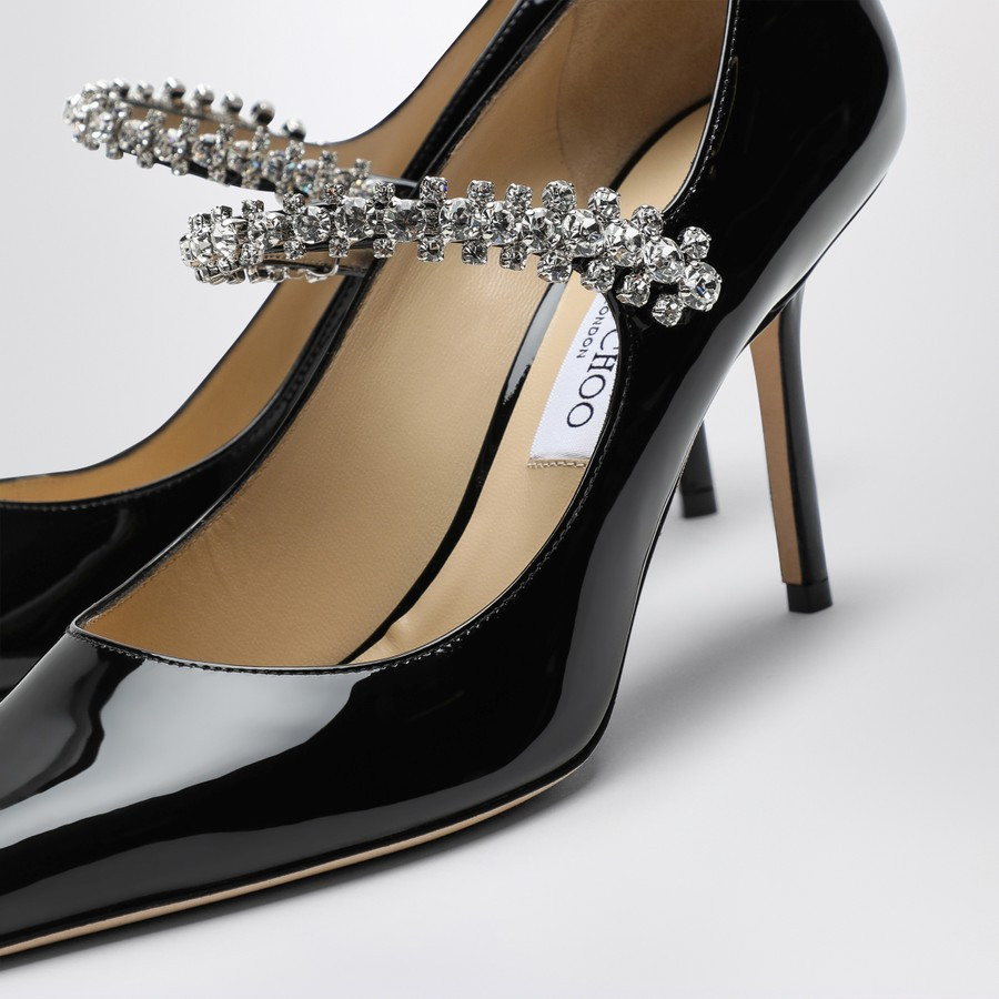 Décolleté Bing Pump 85 nera in vernice | The Double F