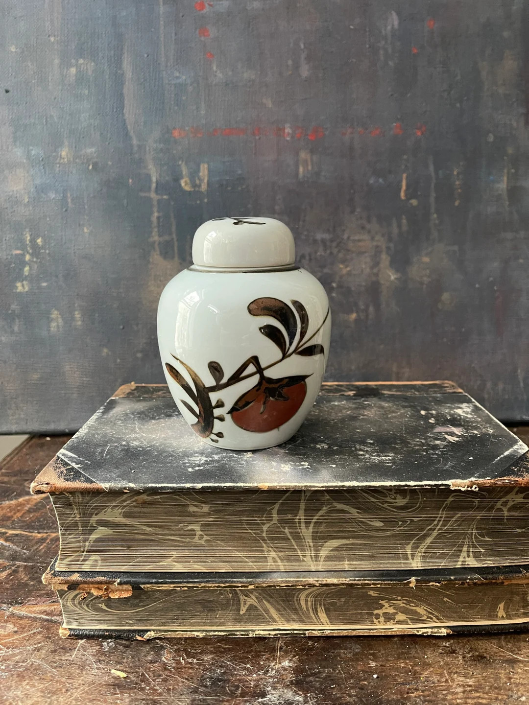 Vintage Japanese Ceramic Small Ginger Jar - Etsy | Etsy (US)