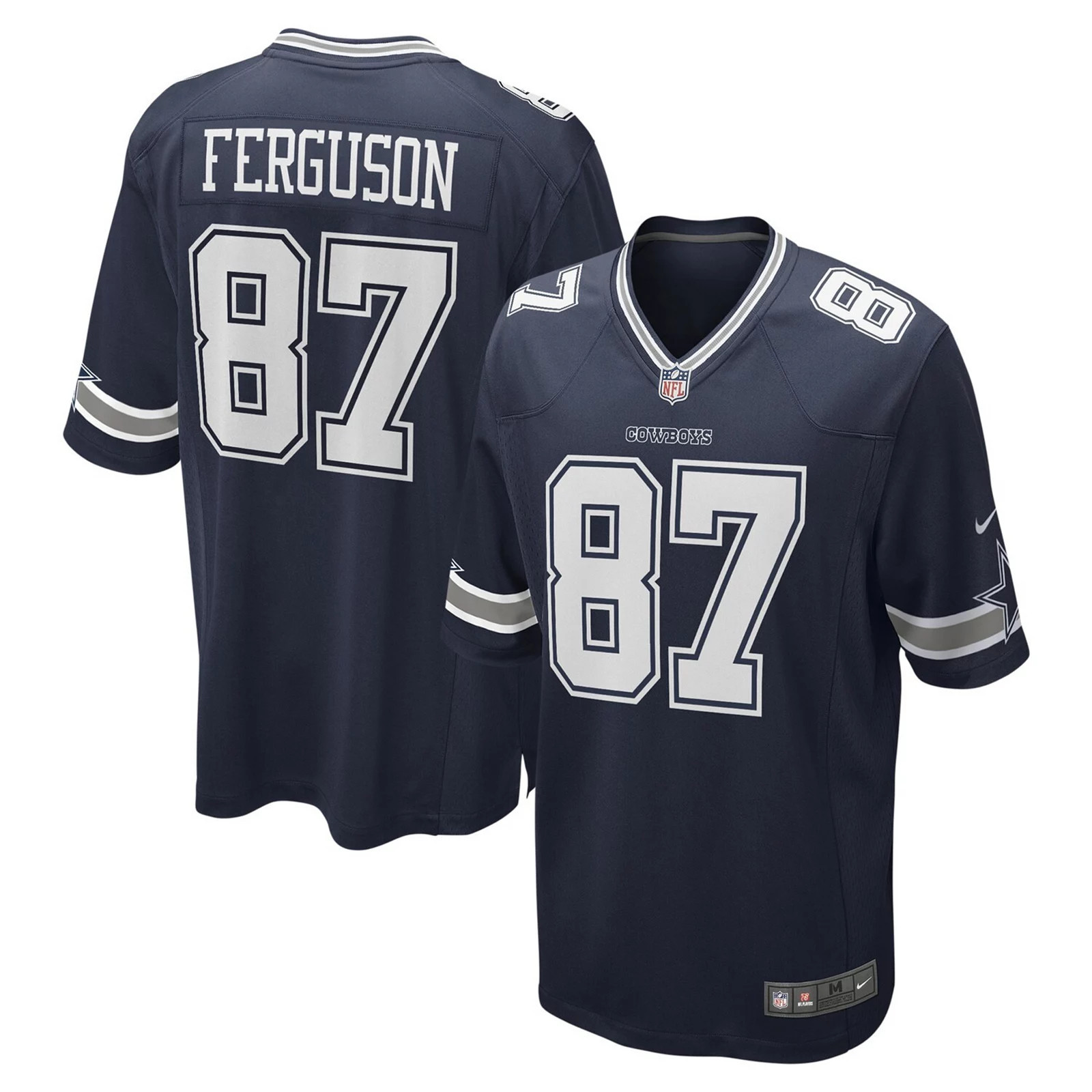 Men's Nike Jake Ferguson Navy Dallas Cowboys Game Jersey, Size: Medium, Blue | Kohl's