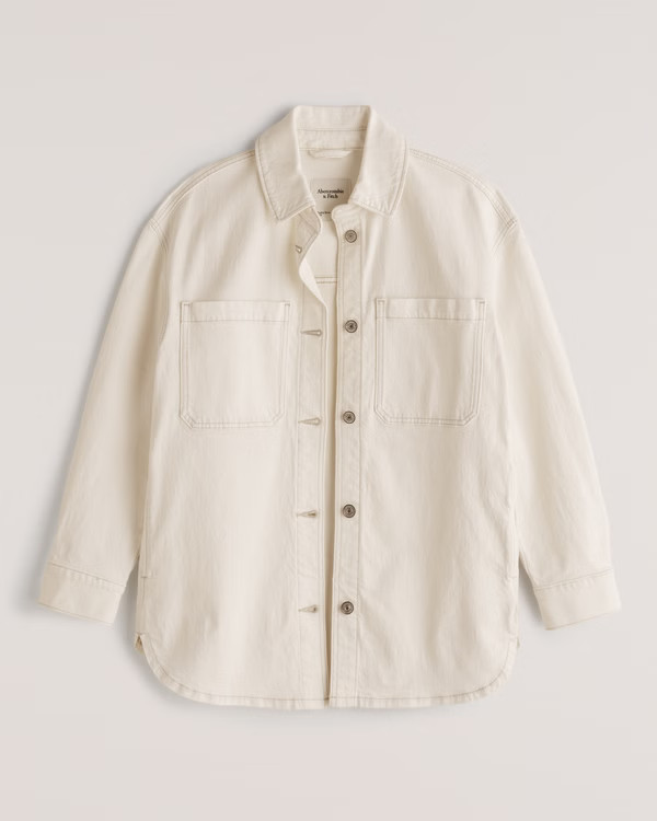 Denim Shirt Jacket | Abercrombie & Fitch (US)