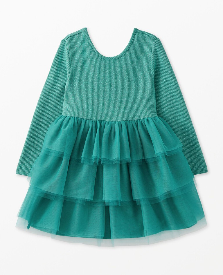Long Sleeve Tulle Sparkle Dress | Hanna Andersson