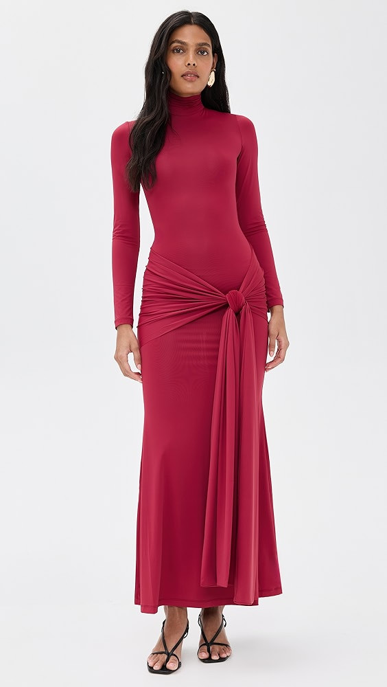 Alix Maxi Tie Front Dress | Shopbop