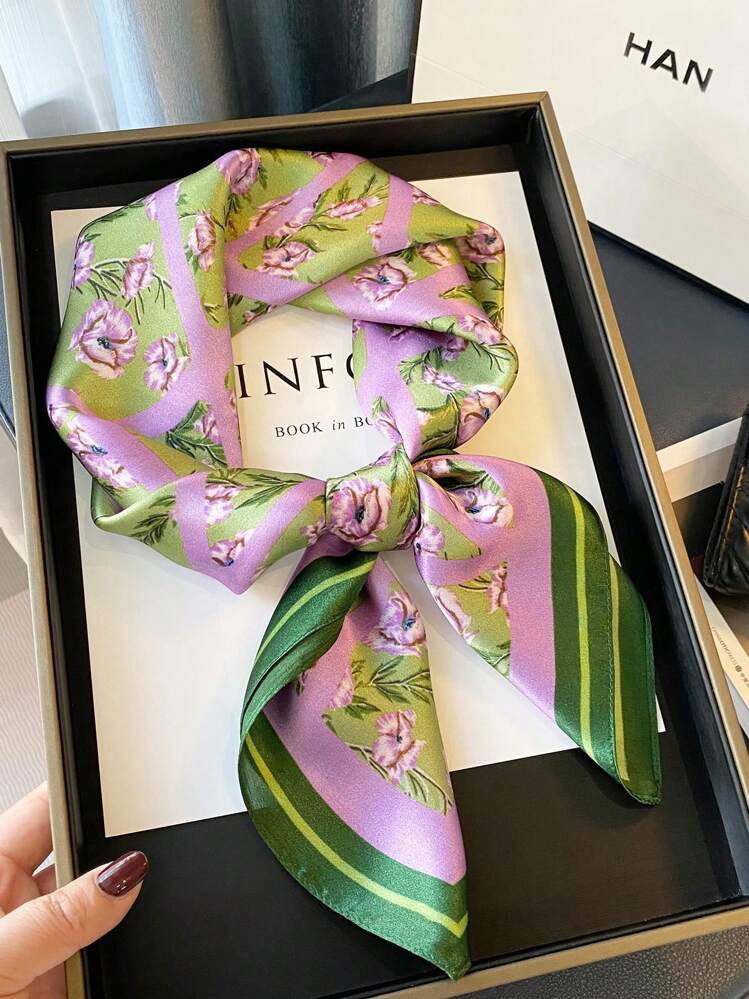 1pc Women Floral Pattern Fashionable Bandana For Daily Life Boho Bandana,Hair Band,Head Band Ideal For Dressing Up Your Look | SHEIN