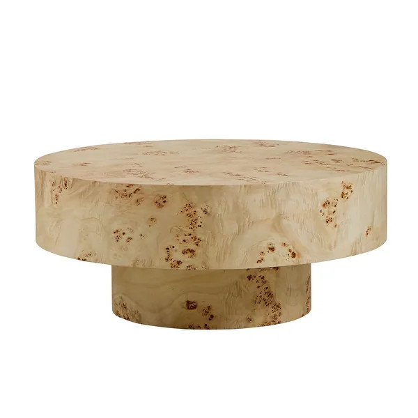 GDF Studio - Barrington Mid-Century Modern Round Wood Coffee Table - Bed Bath & Beyond - 43650362 | Bed Bath & Beyond