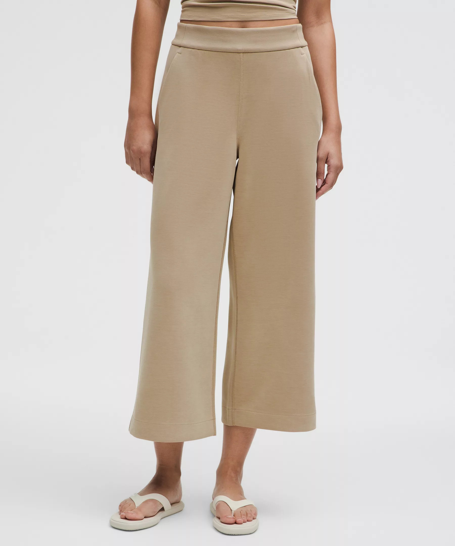 Softstreme High-Rise Wide-Leg Cropped Pant | lululemon (CA)