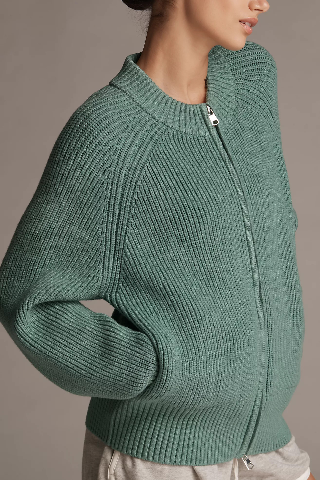 Varley Milo Zip-Up Knit Jacket | Anthropologie (US)