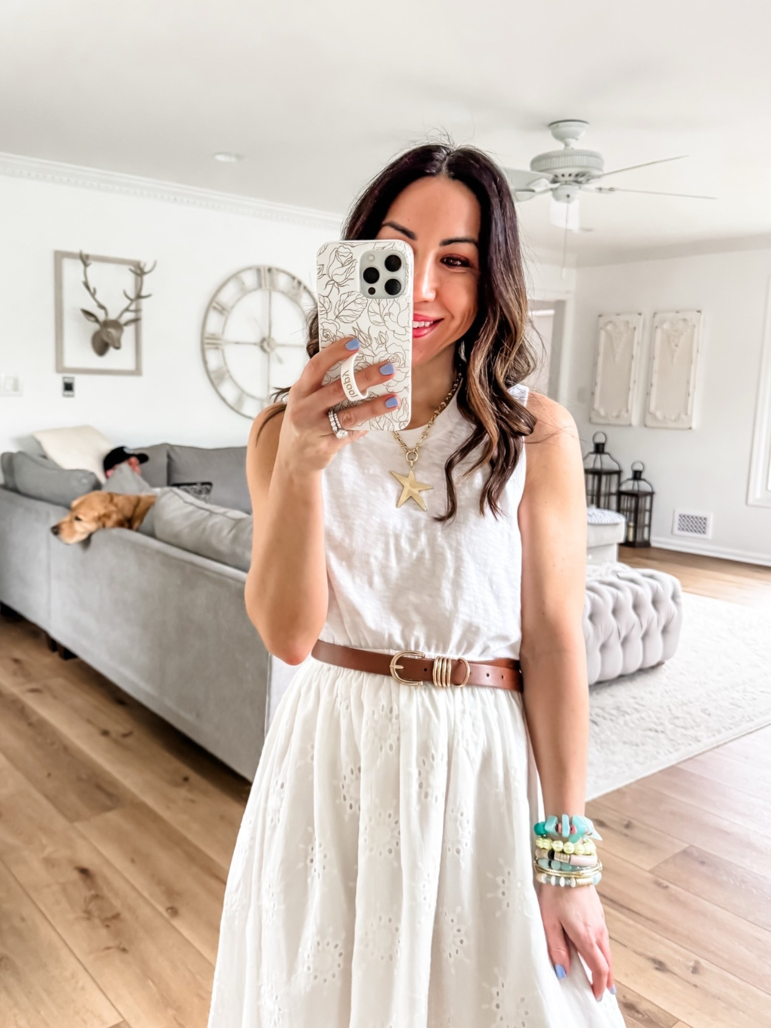 The best basic white tank top! Wearing small in all

#LTKOver40