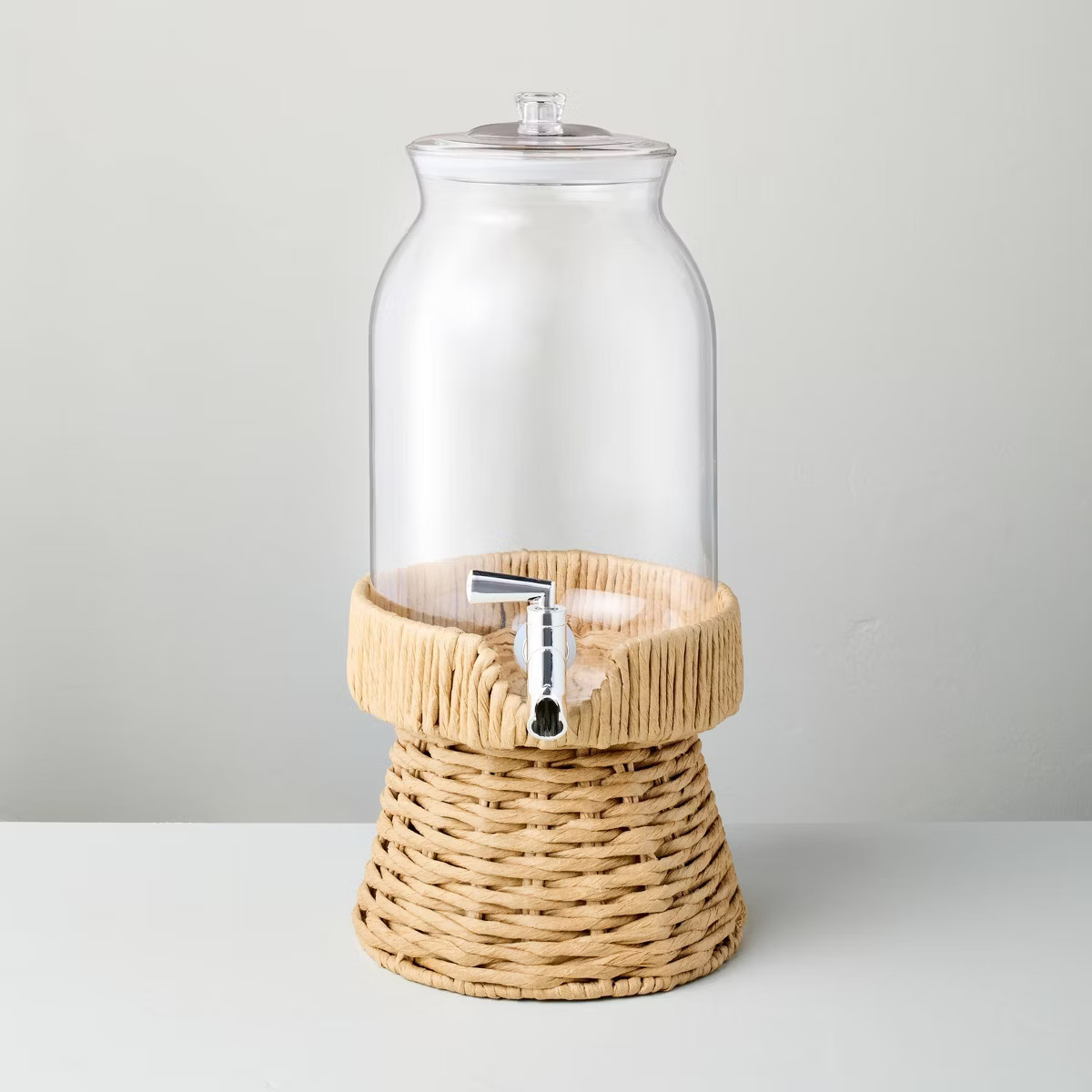 7L Drink Dispenser with Woven Paper Stand - Hearth & Hand™ with Magnolia | Target