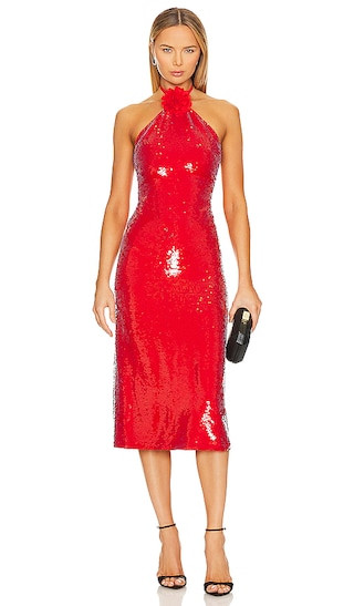 Kaia Botanica Sequin Dress in Lipstick Sequins Red | Revolve Clothing (Global)